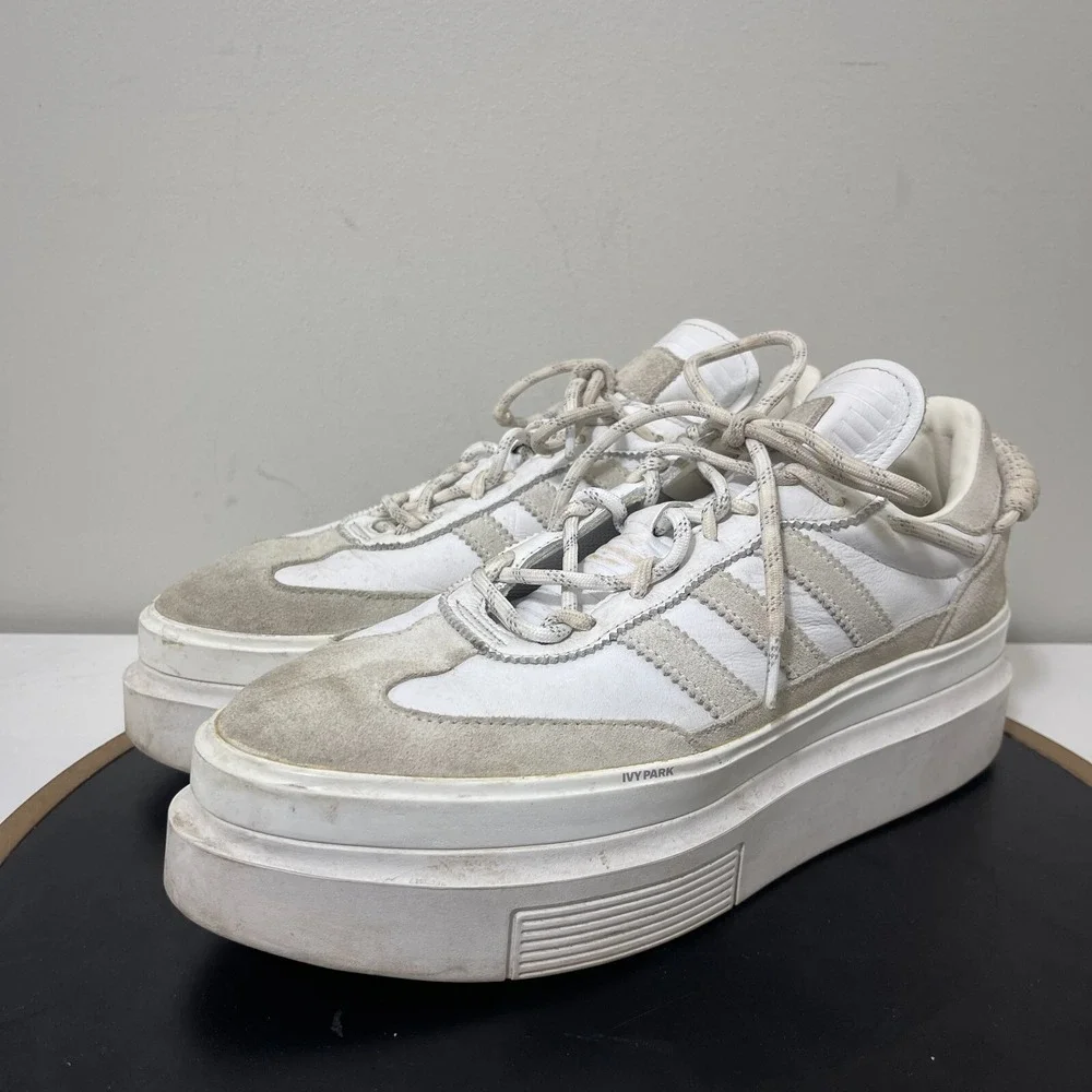 Adidas Ivy Park Super Super Sleek Women 10.5 Platform White Off White Streetwear